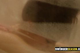 Swingers have hardcore sex with a lot of wet penetrations