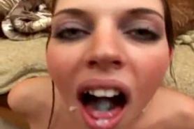 These chicks like to swallow (Compilation) - video 1
