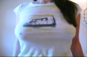 Ashley Skyy wet t-shirt sexy