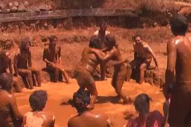 mud wrestling