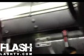 Cock Flash In Bus