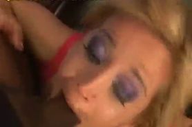 Blonde Babe Slut Goes Wild On Black Cock