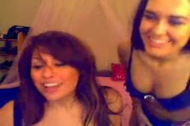 Soft two girls on cam and a strap on