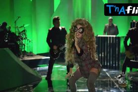 Lady Gaga Thong Scene  in Lady Gaga AND The Muppets' Holiday Spectacular