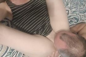 My Turn to Hold the Camera While He Licks and Fucks my Pussy