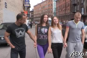 Whores crave for group sex - video 64