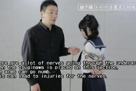Shibari lesson gote shibari rope tie tutorial