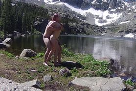 Hippy Couple Gets Dirty on a Hike Through the Rockies