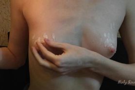 REDHEAD`S DRIPPING HOT WAX ON HER CHEST & NIPPLES