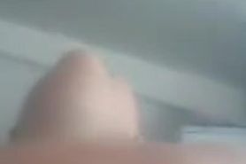 Hot chubby ride on dick and screaming orgasm