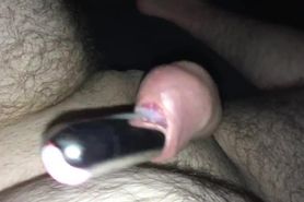Milked by a vibrator