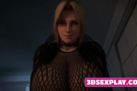 3D Beautiful Heroes Gets Thumped by a Big Fat Cock