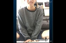 Handsome Korean Muscle Boy on Skype