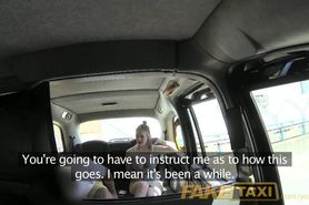 FakeTaxi Cabby tries his beginners luck on hot blonde with big boobs