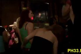 Group sex wild patty at night club - video 30