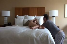 Japanese Marika Hase fucks white dude at the hotel room