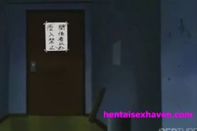Hentai sex teacher caught by detective and punished her