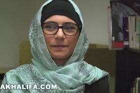 MIA KHALIFA - Lebanese Queen Removes Her Hijab And Clothes In A Public Library