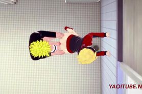 Naruto Baruto Yaoi - Naruto Fucks Boruto in a Bathroom
