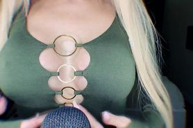 ASMR - Tapping on my collar bones and chest