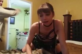 Teen dominated by fat old man - video 1