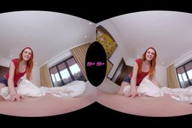 18VR.com Redhead Teen Charlie Red Wakes You Up For A Wild Sex