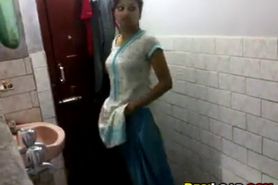 Indian Girl Doing A Striptease