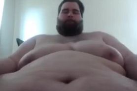 Massive Superchub Gainer Plays With His Belly, Talks Dirty