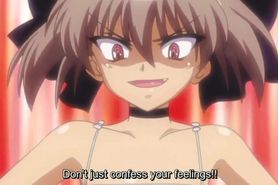 Busty with dick fucks her friend  Anime hentai