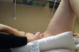 Leaked Pawg teen stepsis finger fucked for the first time