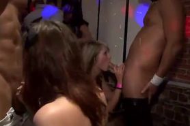 Cfnm partying amateur sluts