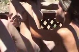 Sexy Broads Masturbate In Hot-Tub