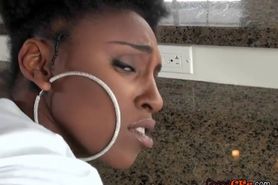 Horny Ebony Babe GF Gets Ass Played By BF