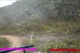 HD Heather Deep explores trail in jungle and get creamthroat in abandoned toilet.mp4