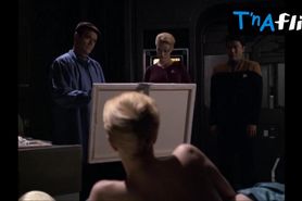 Jeri Ryan Body Double Scene  in Star Trek: Voyager