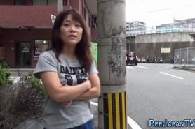 Fetish Japanese teenager peeing
