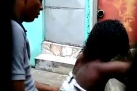 Brazilian Chick Fucked in the Street