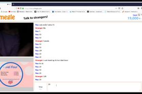 19yr old Lila Plays Omegle Game
