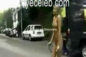 a girl sex at the road without clothes