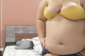 Fat Asian BBW show off her body