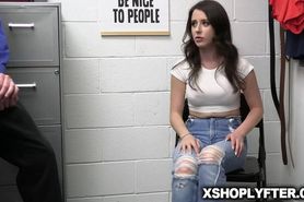 New sexy shoplyfter teen Charly Summer punished