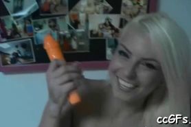 Girl uses toys for drilling