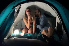 Nice Couple Interrupted while having Sex in a Camping by a Stranger