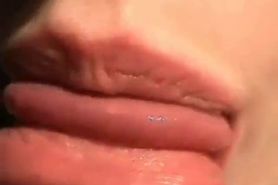 Homemade cum in mouth - video 1