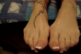 Foot Tease French Pedicure