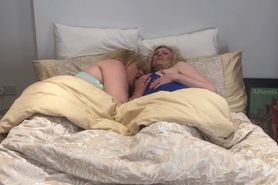 Anna and Cath ~ British busty babes in bed