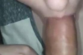 Sexy ass baby moma gives a different guy head til he cums she swallows