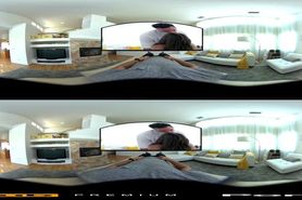 VR Stereoscopic 360 - Abella Danger's Perfect Ass in VR is a Dream Cum True