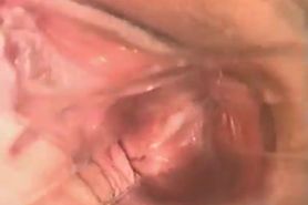 Inside pussy when masturbating