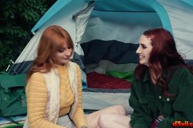 OMG this lesbo camping scene is absolute perfection